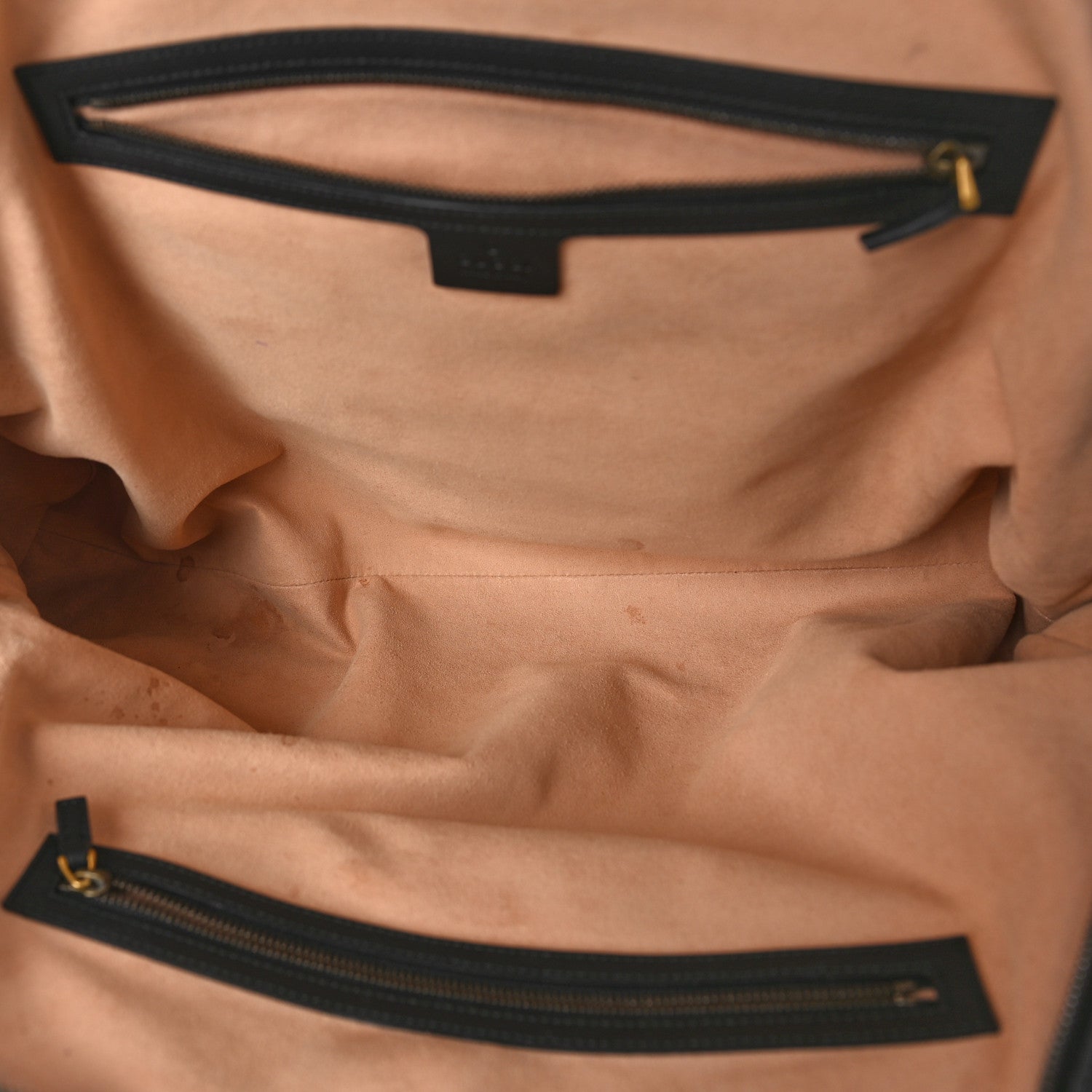 Gucci Suede Ophidia Large Re(Belle) Top Handle Bag Nocciola Black 5 of 12