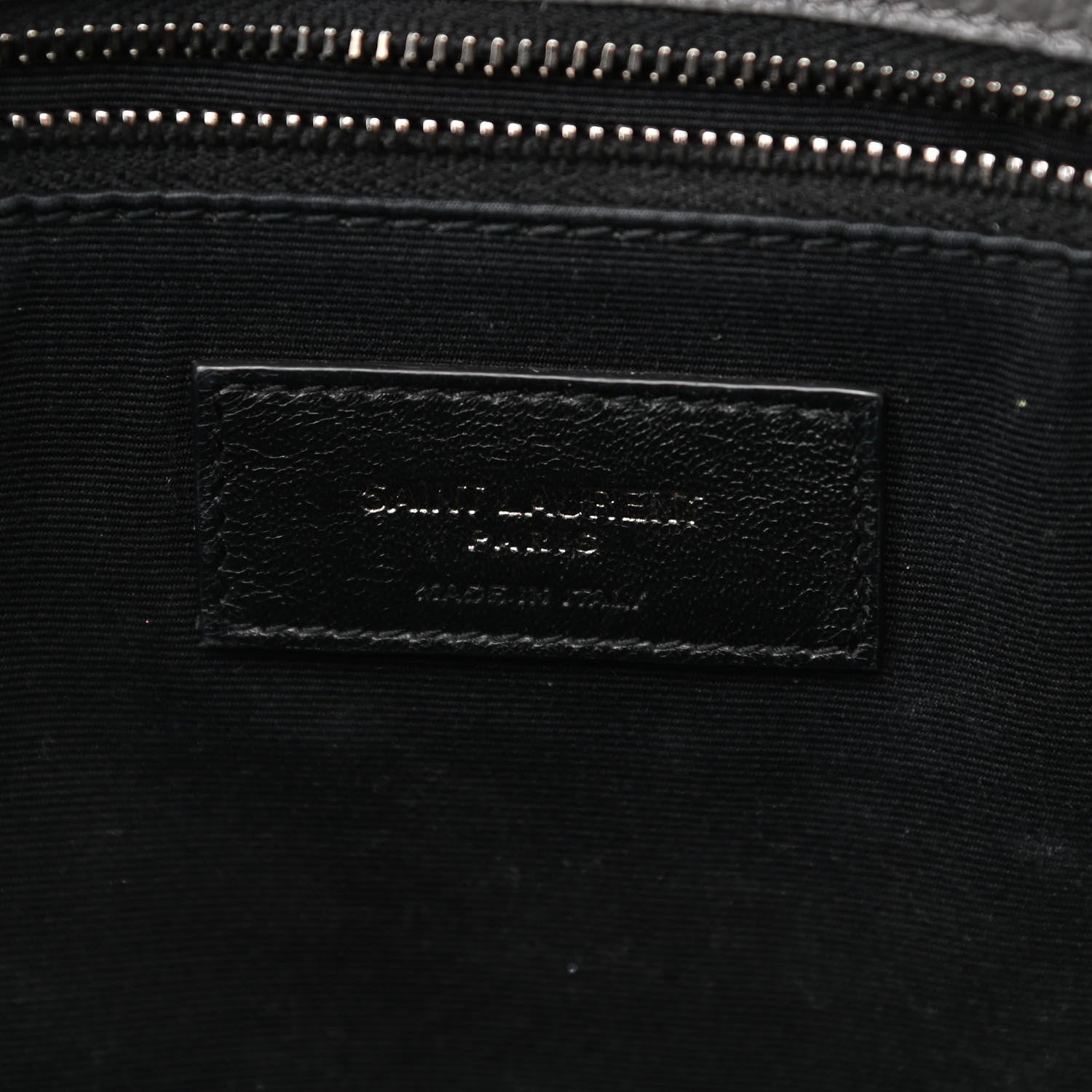 Saint Laurent Crinkled Calfskin Matelasse Monogram Large Niki Chain Satchel Storm 6 of 11