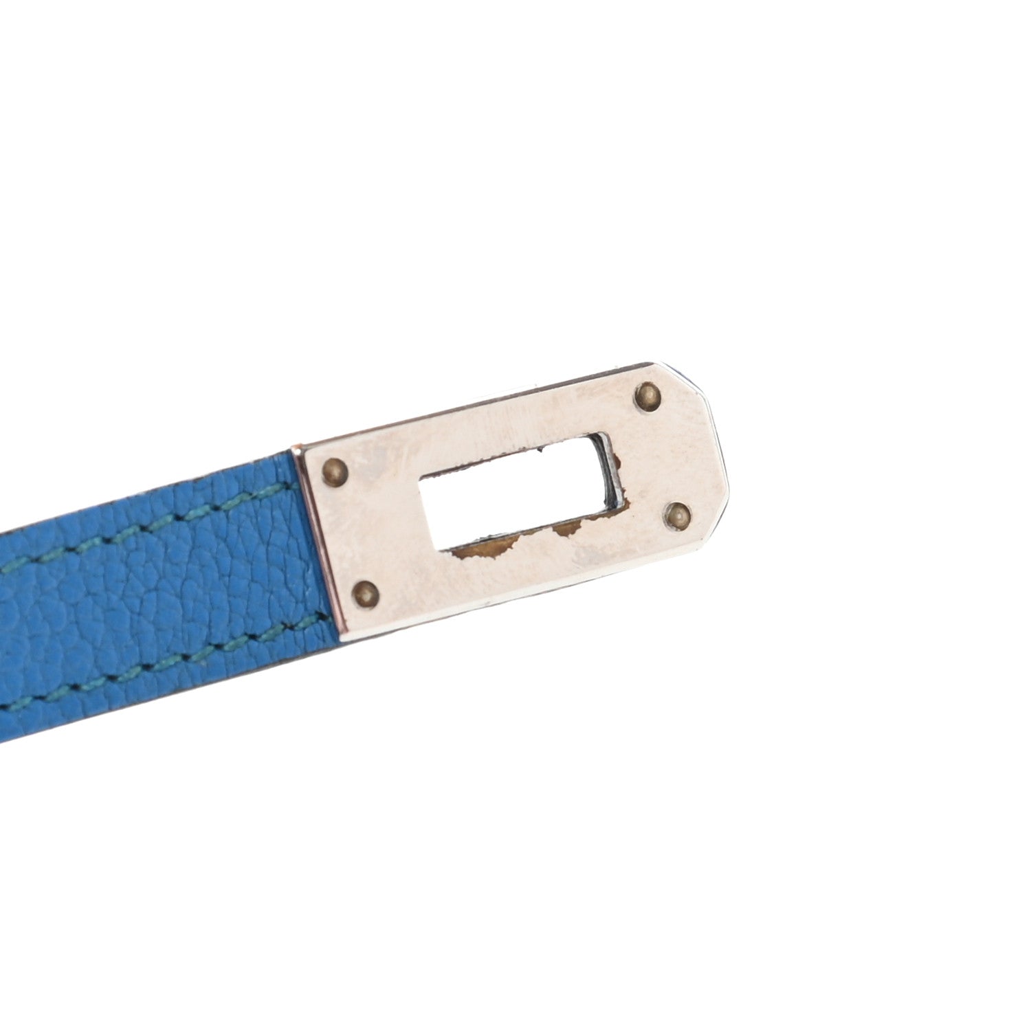 Hermes Chevre Mysore Kelly Longue Wallet Bleu Zanzibar 853733