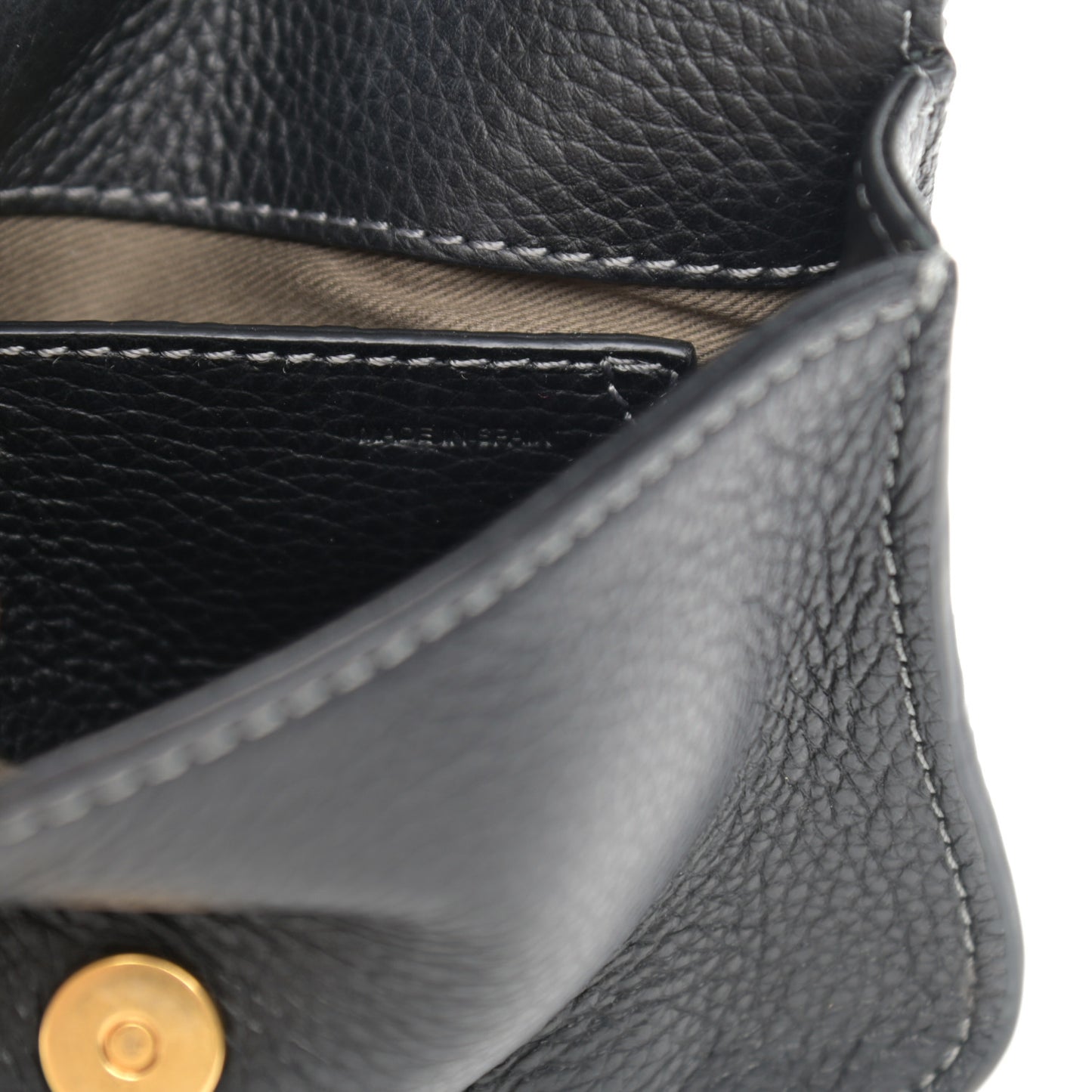 Calfskin Marcie Convertible Belt Bag Black