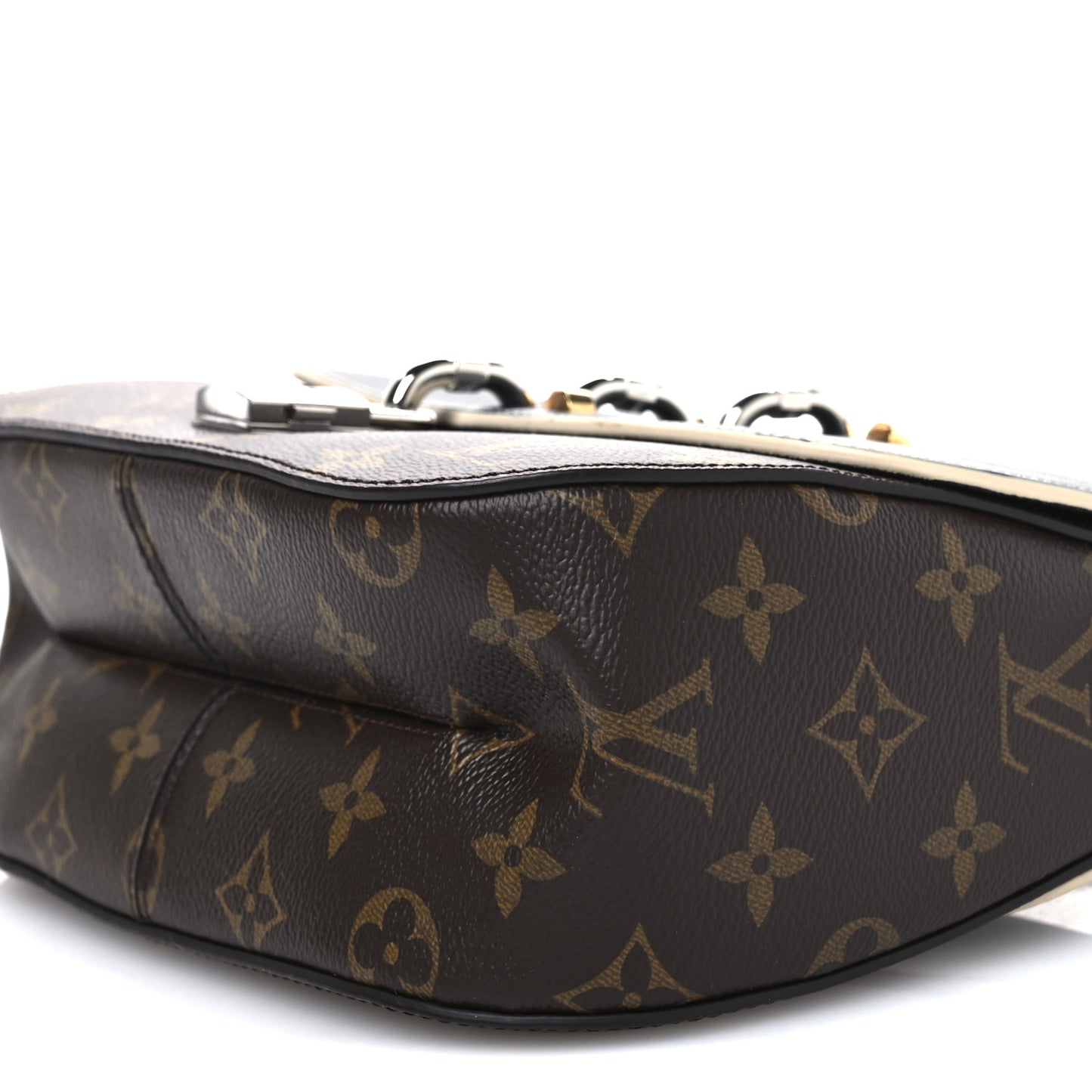 Calfskin Monogram Chain It Bag PM Black