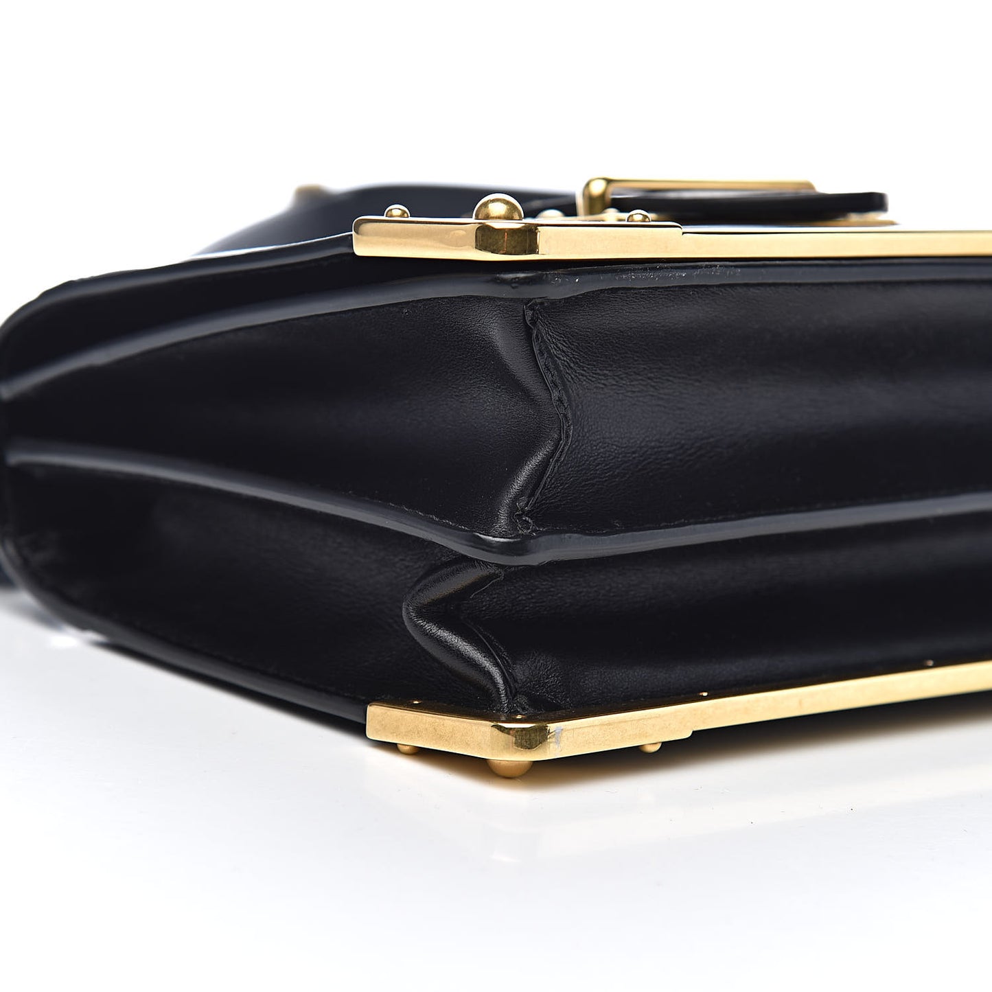 City Calf Saffiano Cahier Bag Black
