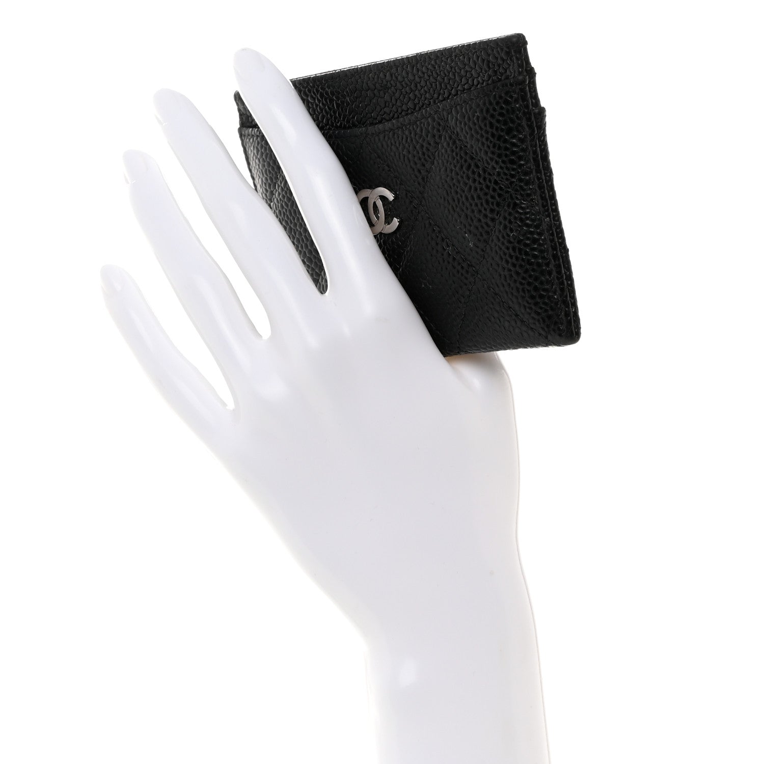 Chanel Caviar Quilted Card Holder Black 2 of 9