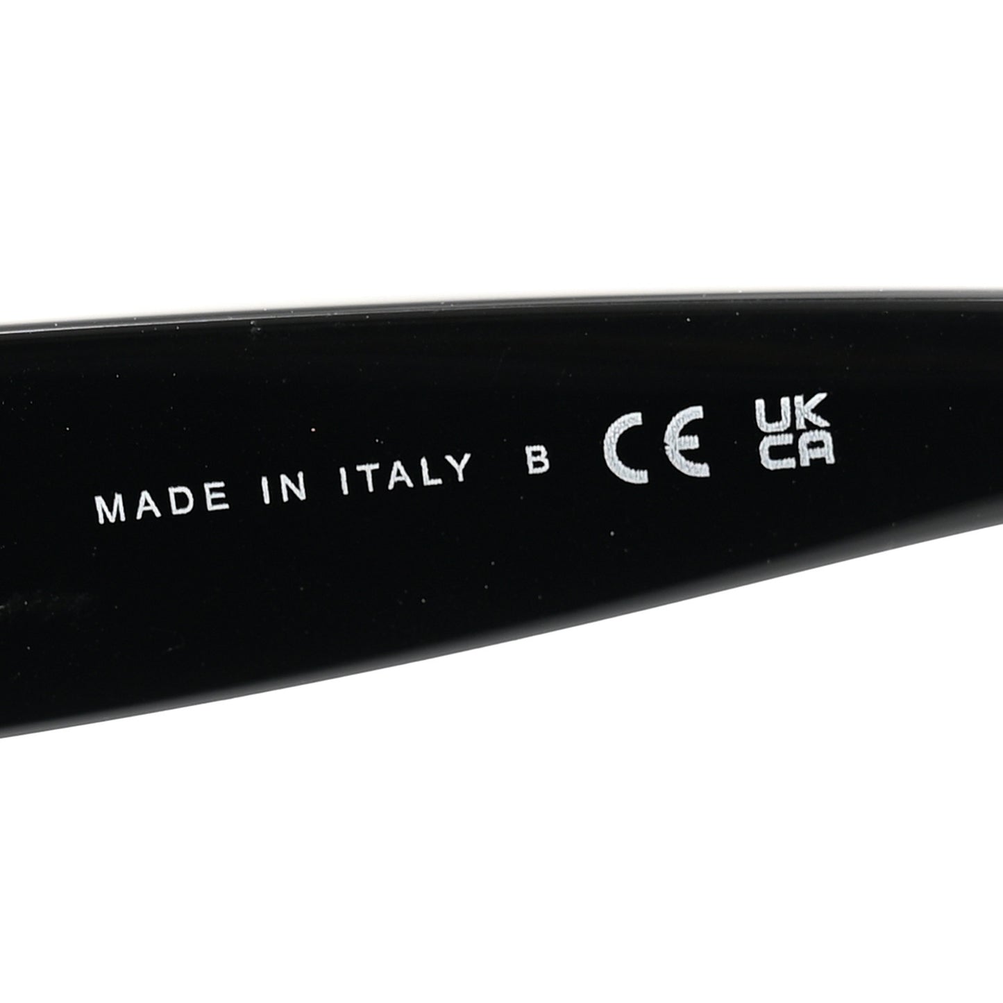 Acetate Square CC Heart Sunglasses 5478-A Black