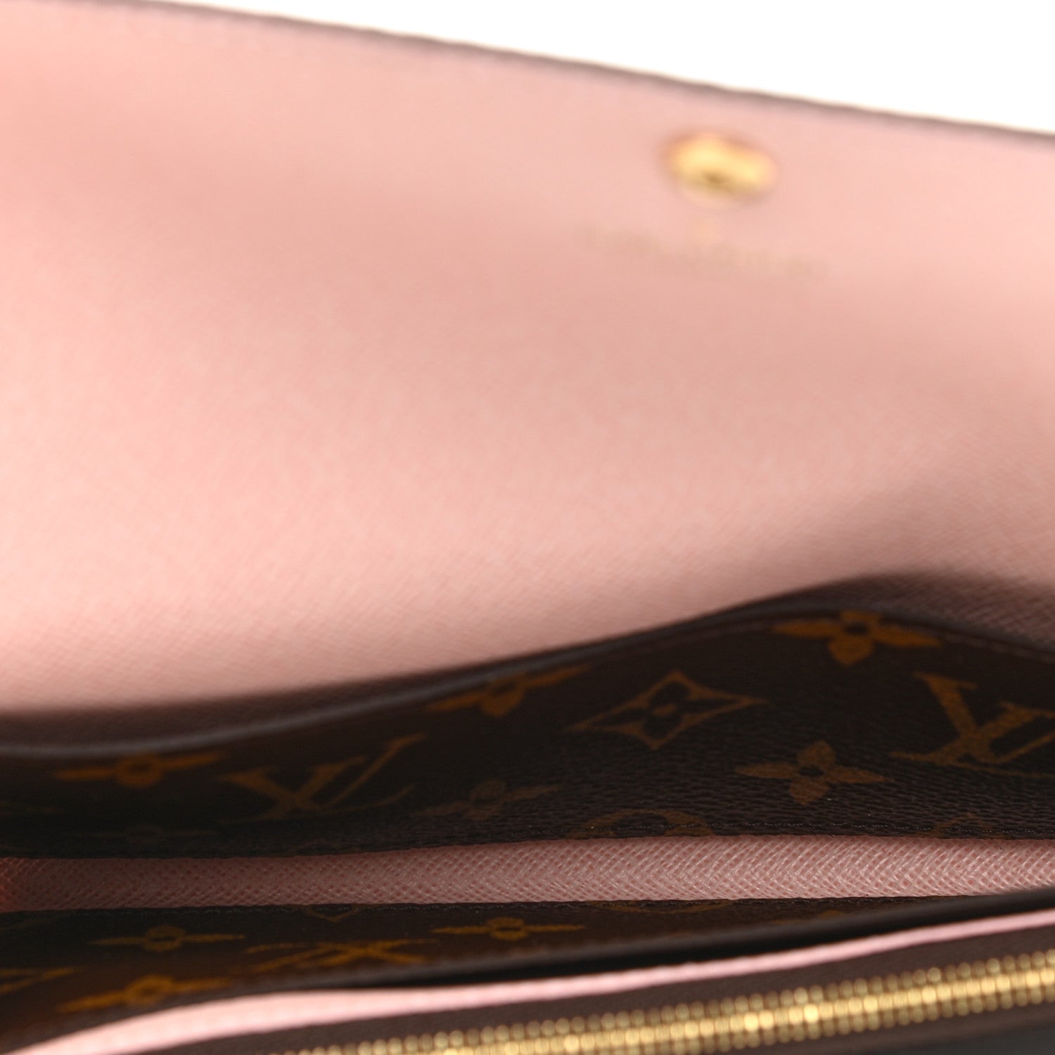 Louis Vuitton Monogram Emilie Wallet Rose Ballerine 5 of 7