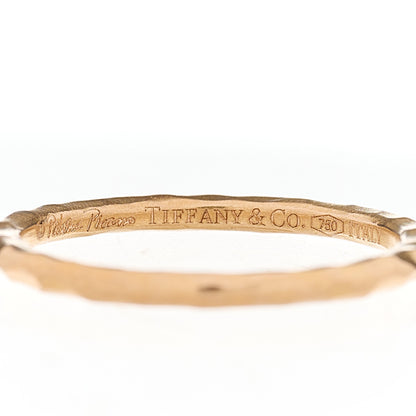 Tiffany 18K Rose Gold Paloma Picasso Hammered Ring 54 7 4 of 4
