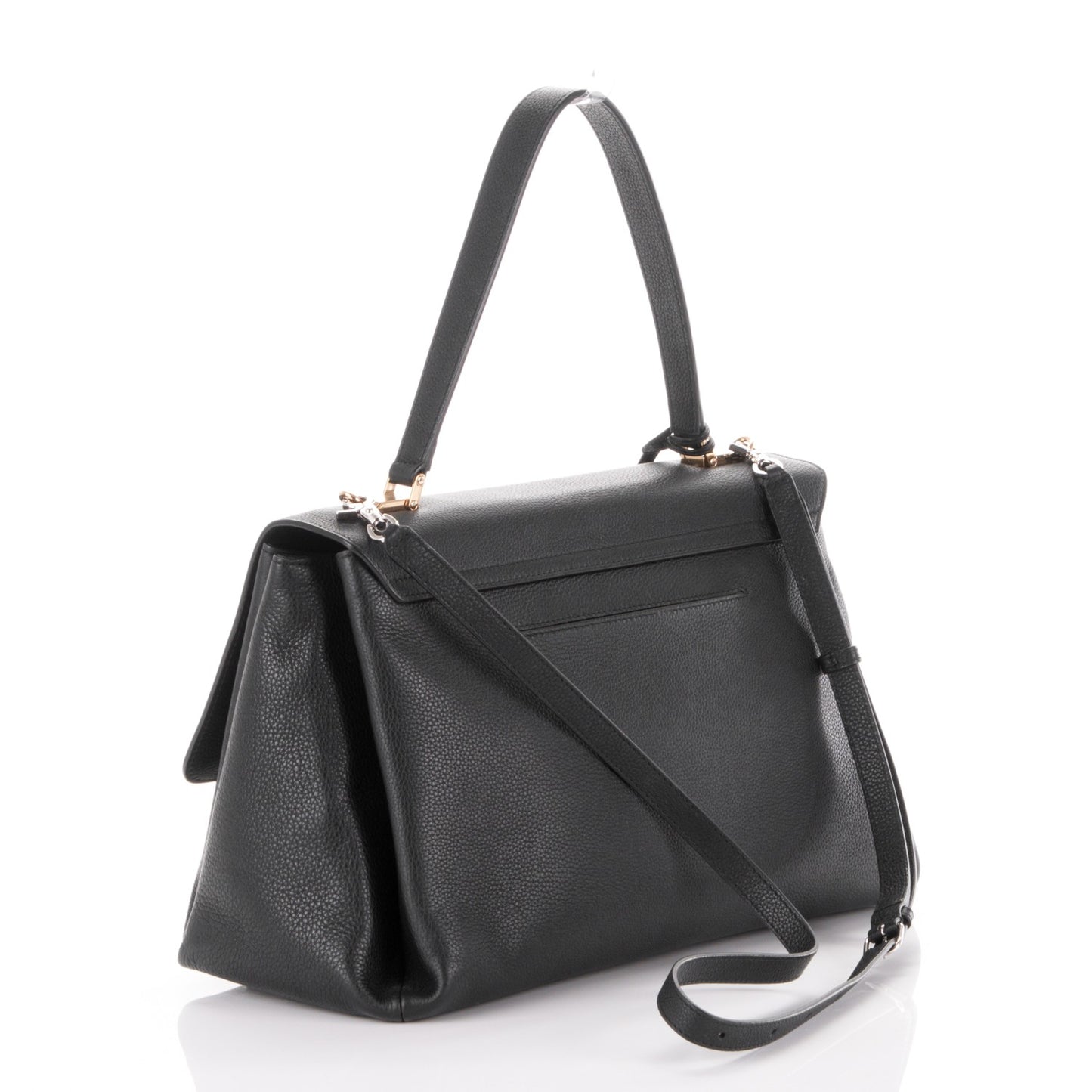 Baby Grained Calfskin Le Dix Large Soft Cartable Black