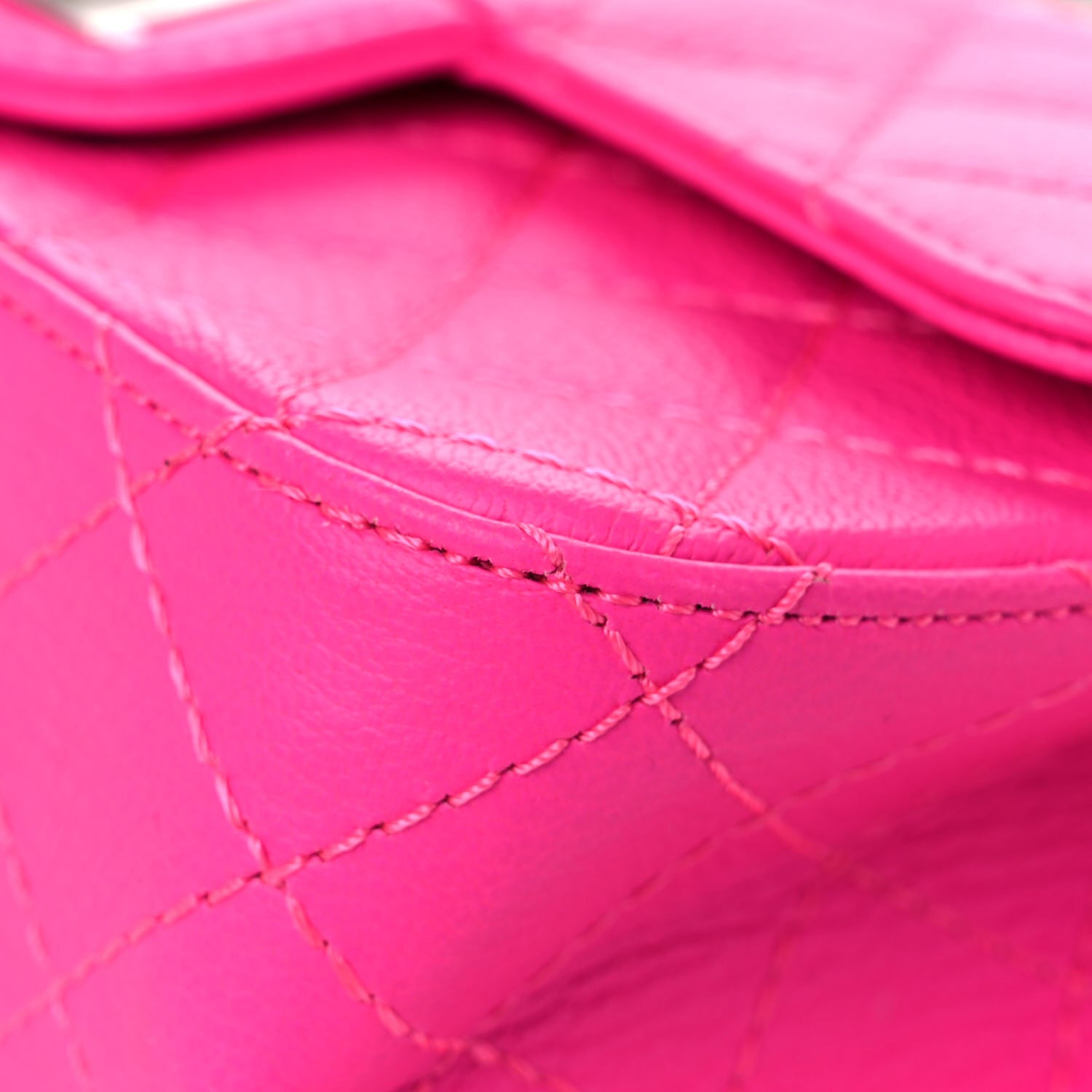 Chanel Goatskin Quilted 2.55 Reissue Mini Flap Fluorescent Pink 8 of 11