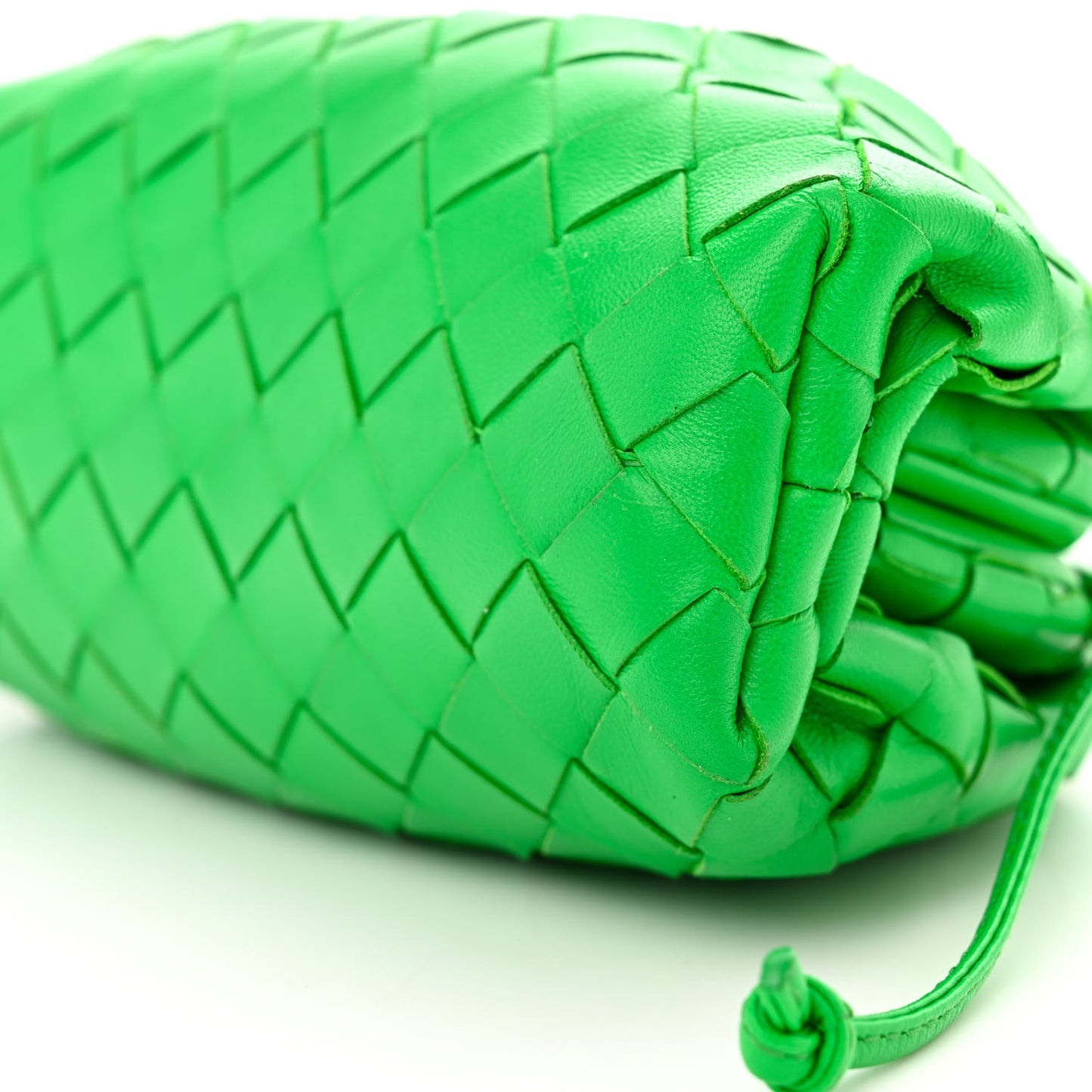 Nappa Intrecciato The Mini Pouch Clutch Parakeet