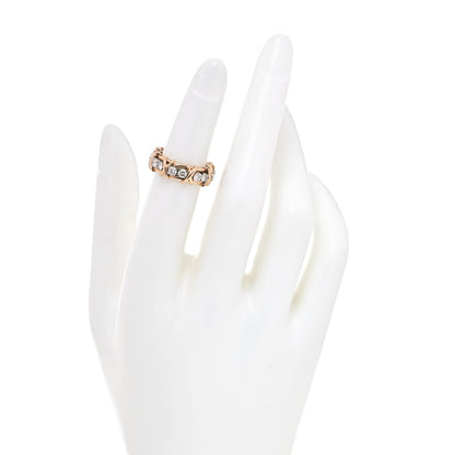 Tiffany 18K Rose Gold Platinum Diamond Schlumberger Sixteen Stone Ring 48 4.5 2 of 6