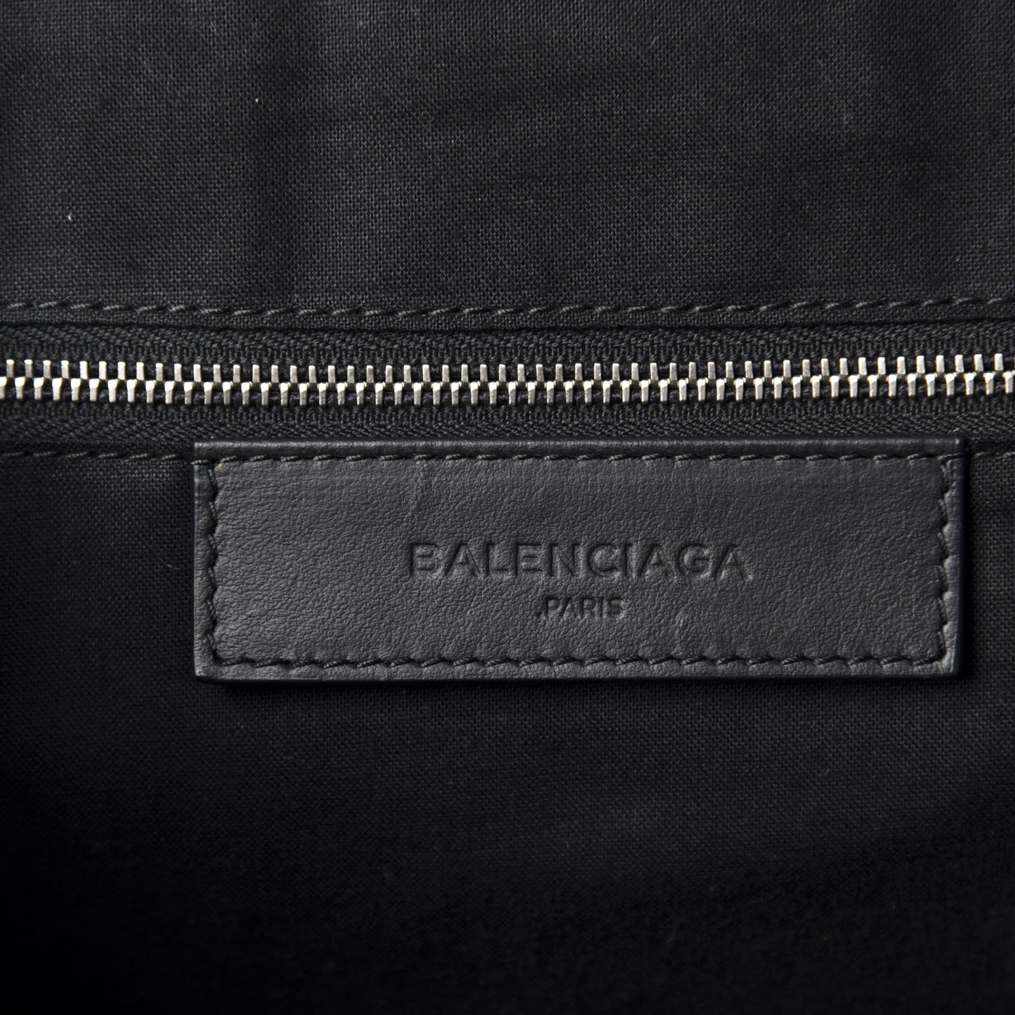 Nylon Calfskin Classic Silver Hardware Traveler Backpack Dark Night