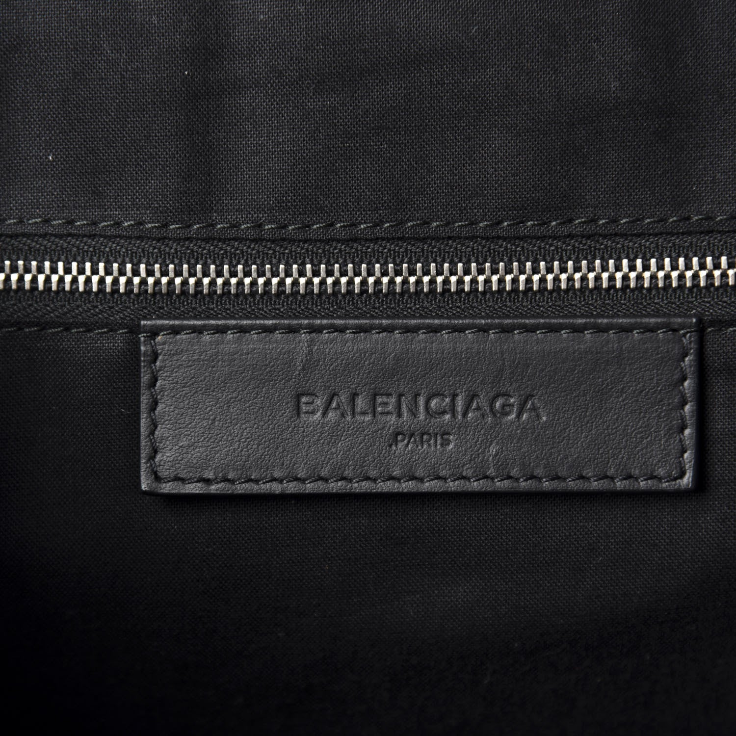 Balenciaga Nylon Calfskin Classic Silver Hardware Traveler Backpack Dark Night 7 of 9