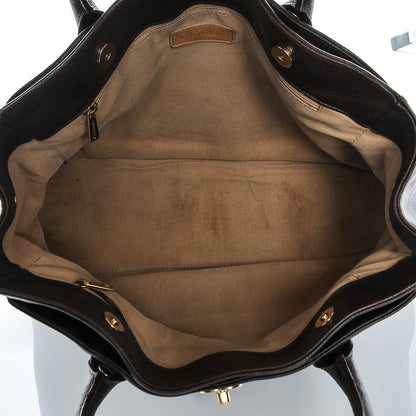 Chanel Calfskin Cerf Executive Shopper Tote Brown 5 of 8