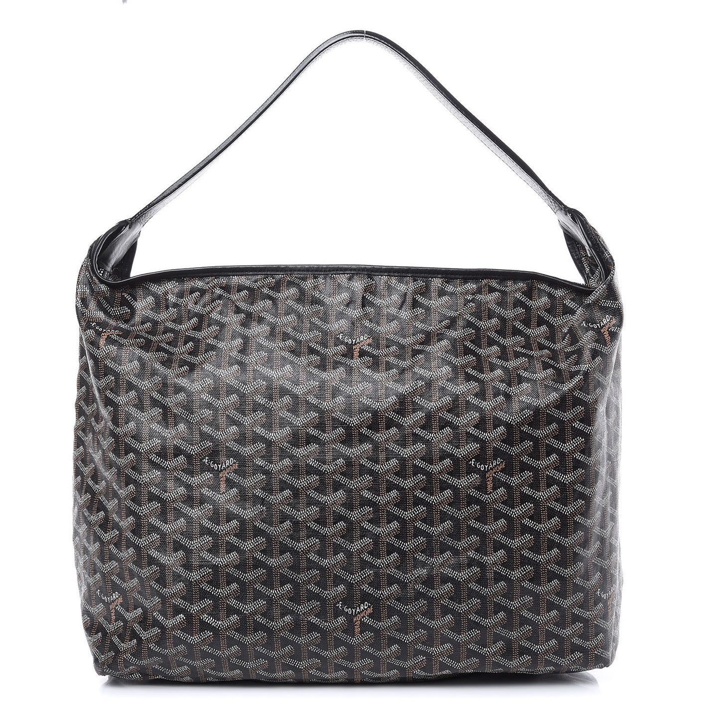 Goyardine Fidji Zip Hobo Black