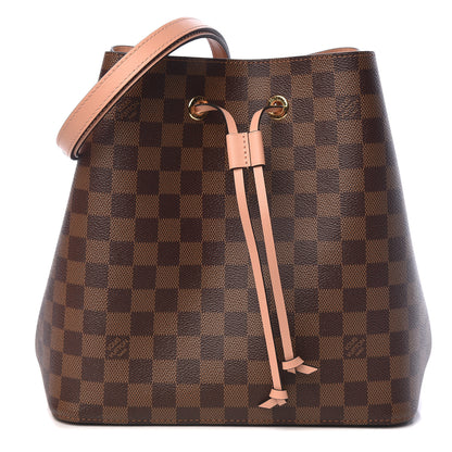 Louis Vuitton Damier Ebene Neonoe MM Venus Pink 1 of 10