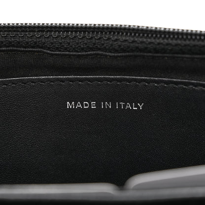 Chanel Caviar Half Moon Wallet On Chain WOC Black 7 of 13