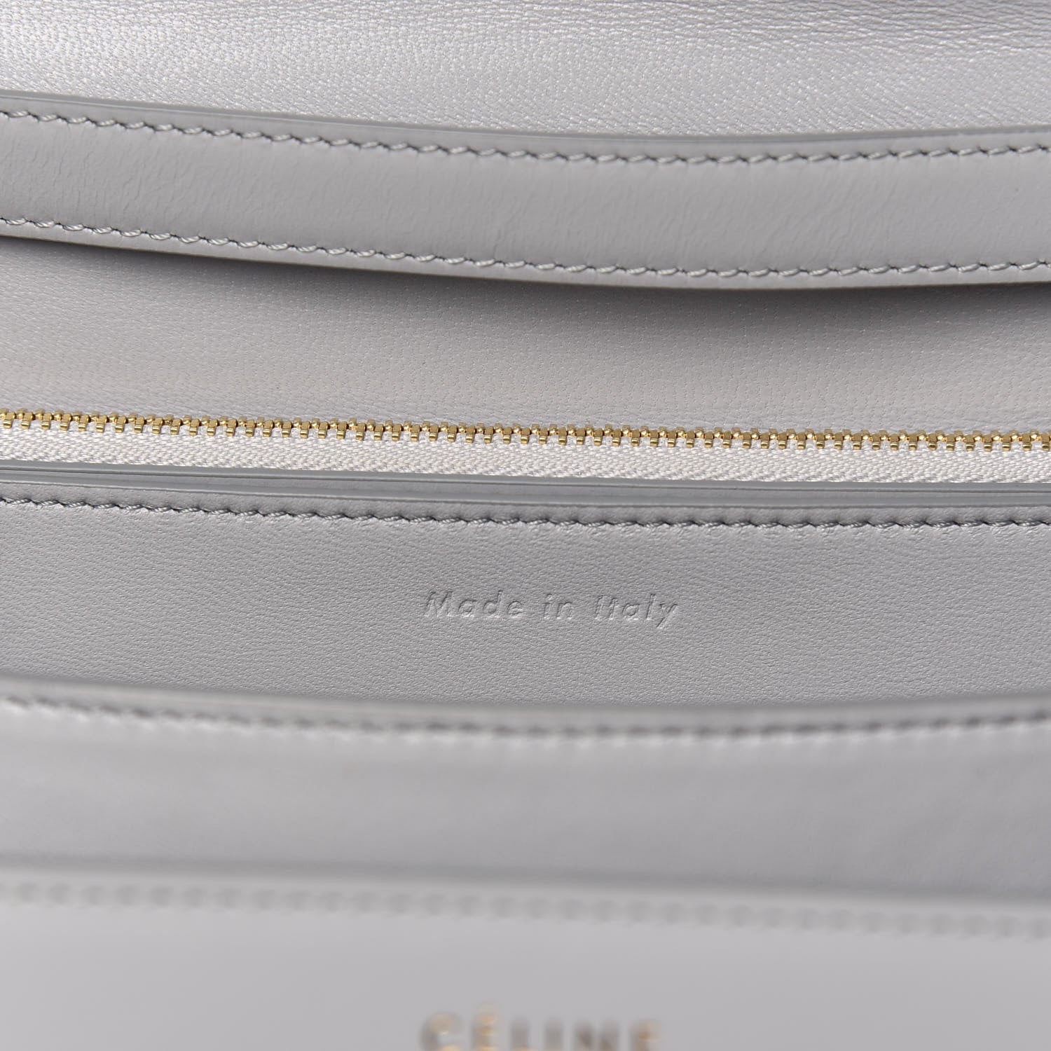 Celine Box Calfskin Medium Classic Box Flap Bag Cloud 6 of 10