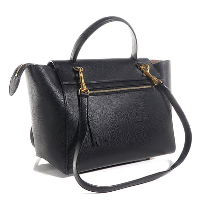 Celine Drummed Calfskin Small Belt Bag Black 3 of 8