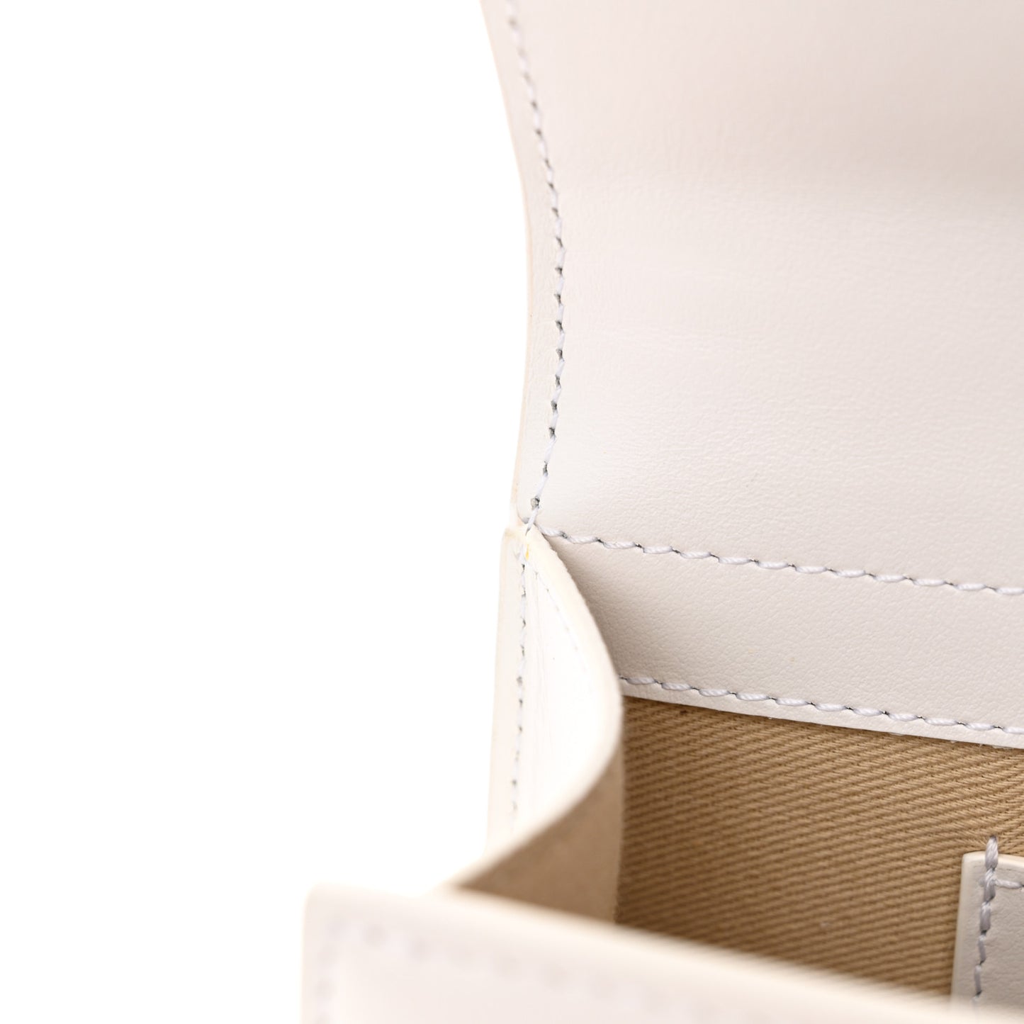 Smooth Calfskin Le Grand Bambino White