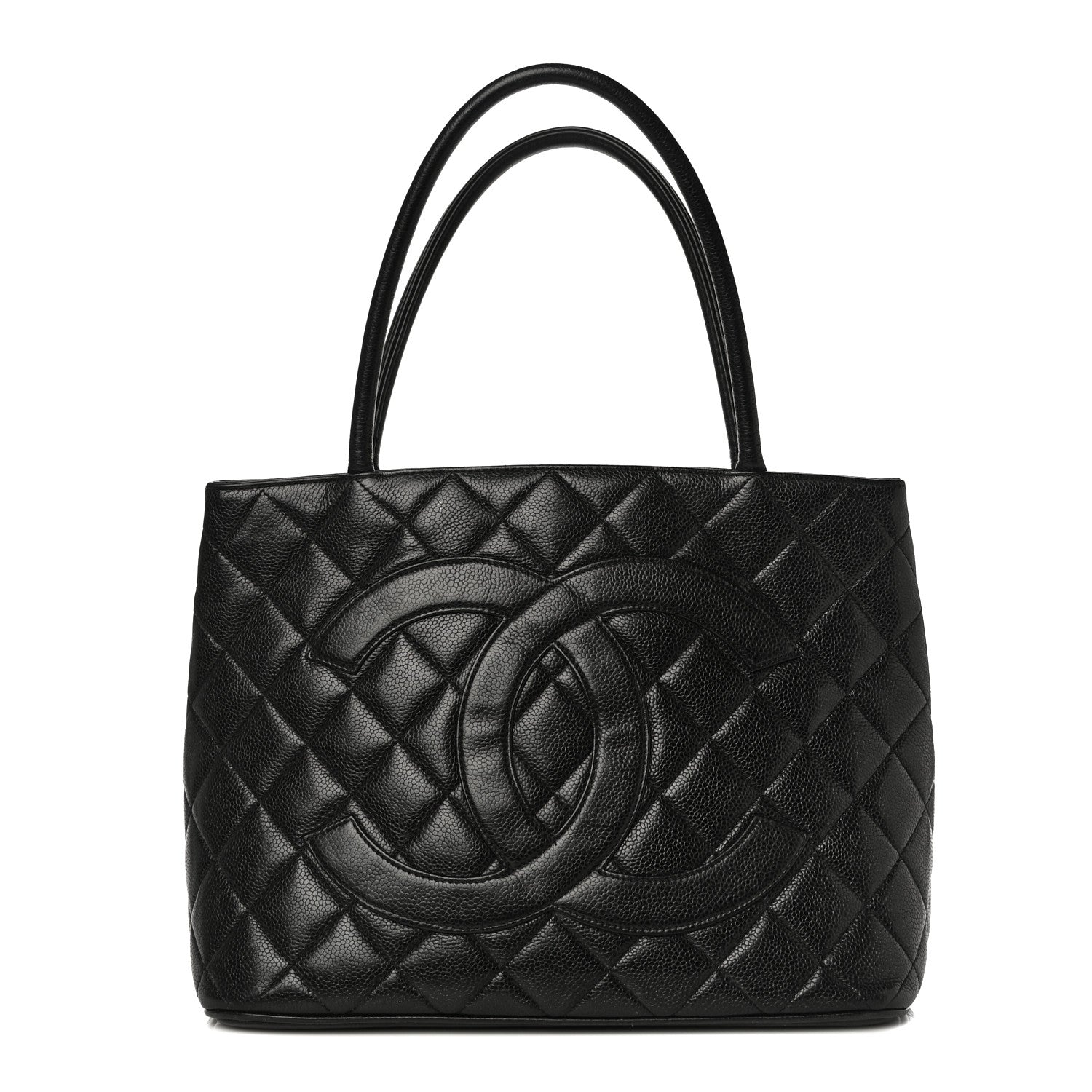 Chanel Caviar Quilted Medallion Tote Black 1 of 24