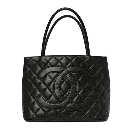 Chanel Caviar Quilted Medallion Tote Black 1 of 24