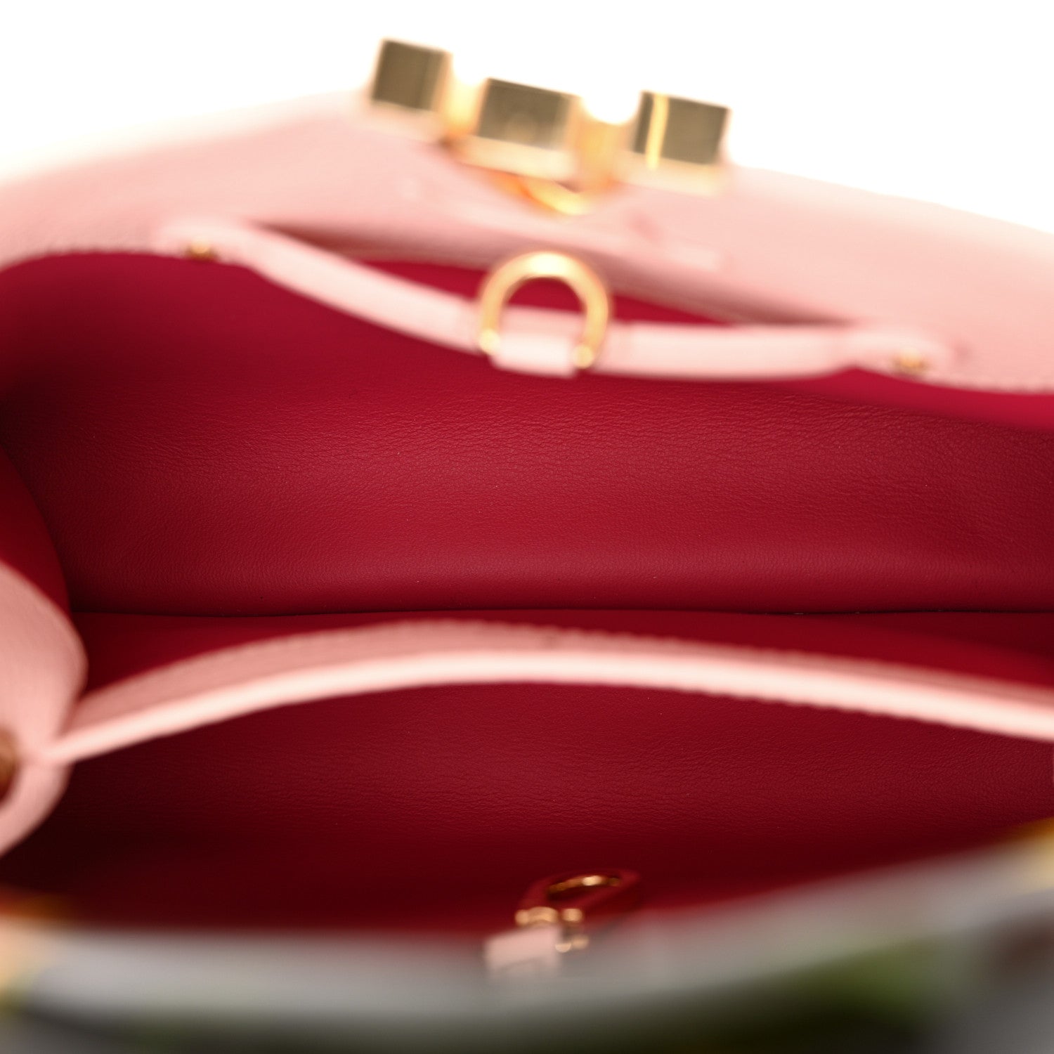 Louis Vuitton Taurillon Resin Murano Capucines BB Rose Jasmin 5 of 10