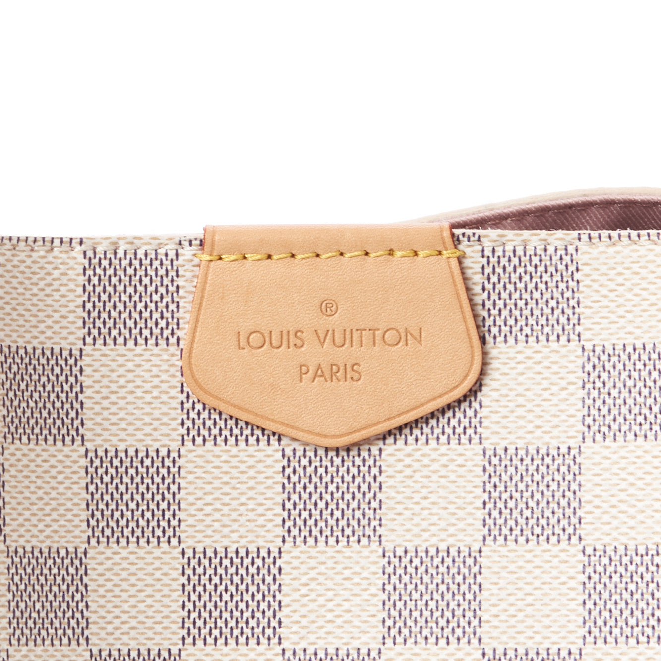 Damier Azur Graceful MM Rose Ballerine