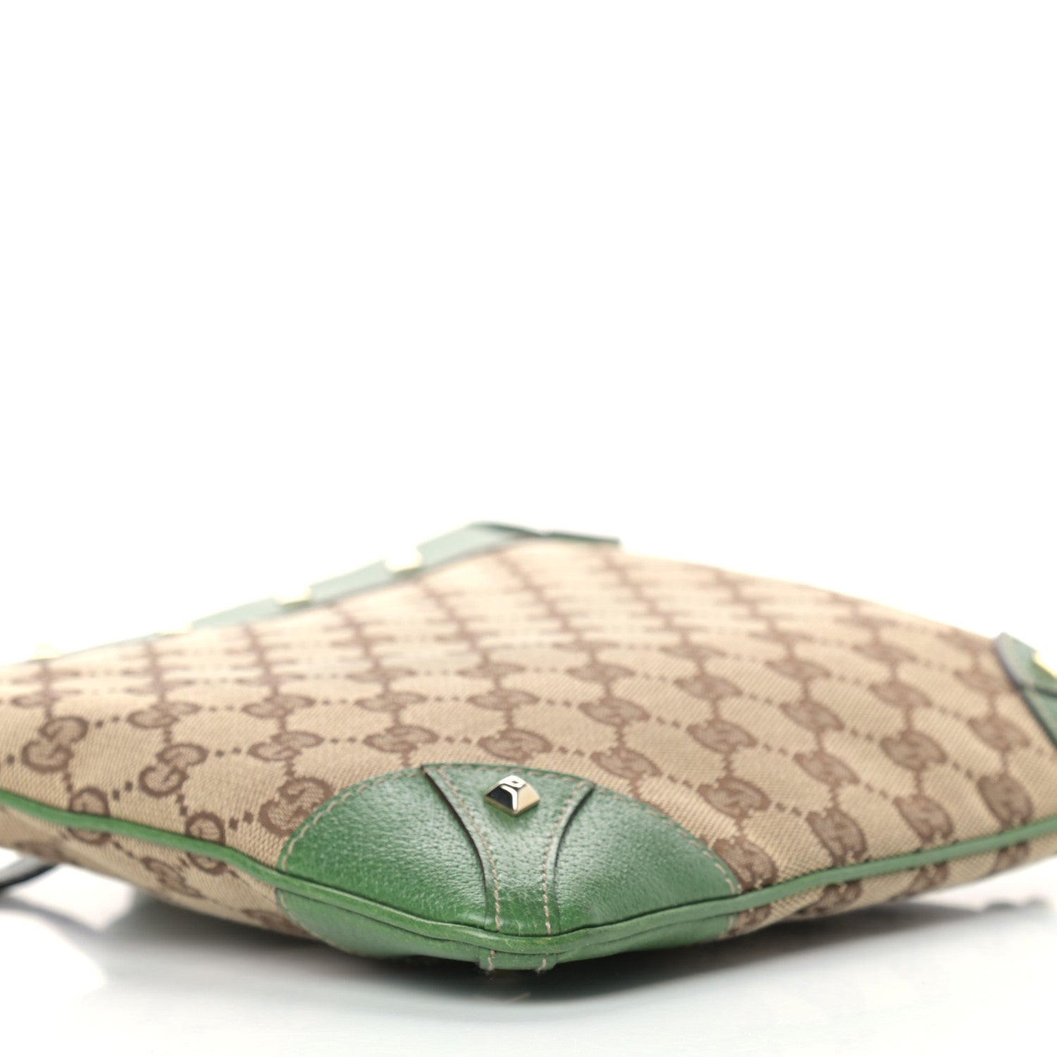 Gucci Monogram Studded Messenger Green 8 of 9