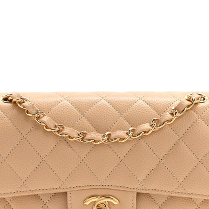 Chanel Caviar Quilted Small Double Flap Beige 8 of 13