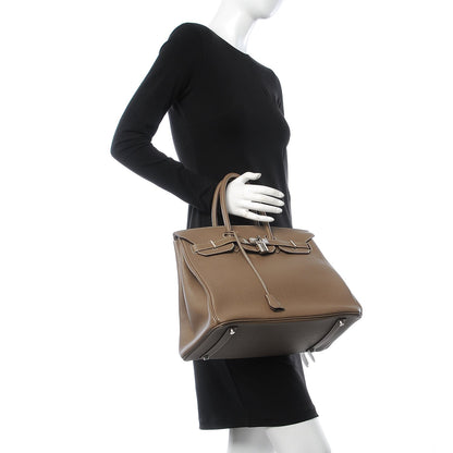 Hermes Togo Birkin 35 Etoupe 2 of 11