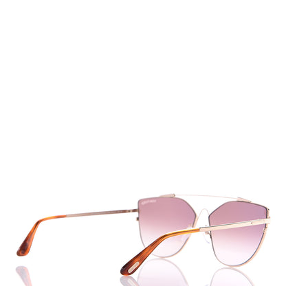 Tom Ford Jacquelyn 02 Aviator Sunglasses TF563 Rose Gold 4 of 7
