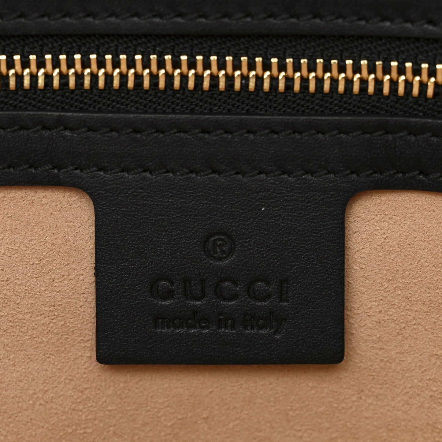 GG Supreme Monogram Bees Medium Padlock Tote Beige Oro Black