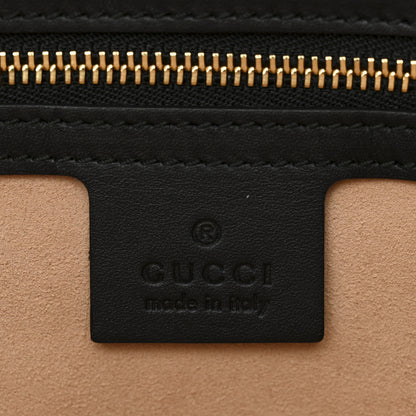 Gucci GG Supreme Monogram Bees Medium Padlock Tote Beige Oro Black 6 of 11