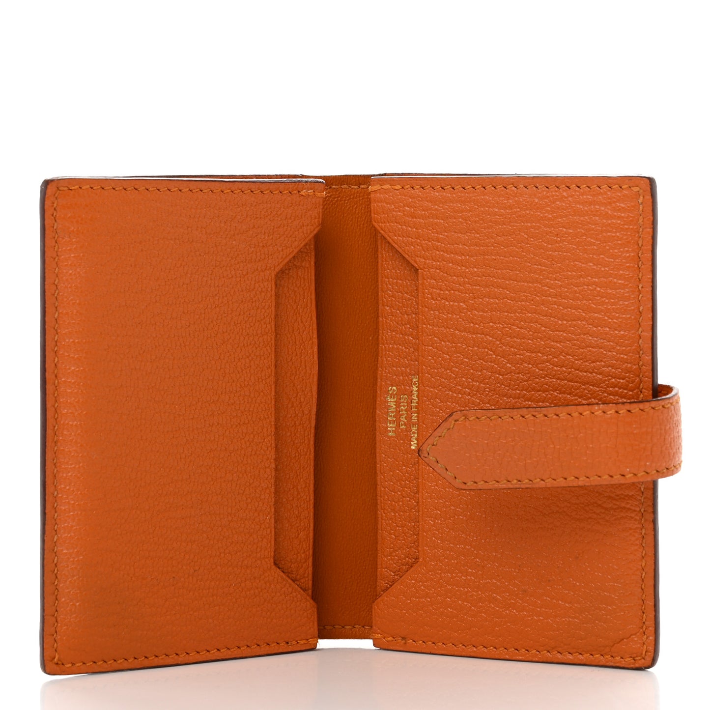 Chevre Mysore Mini Bearn Wallet Orange