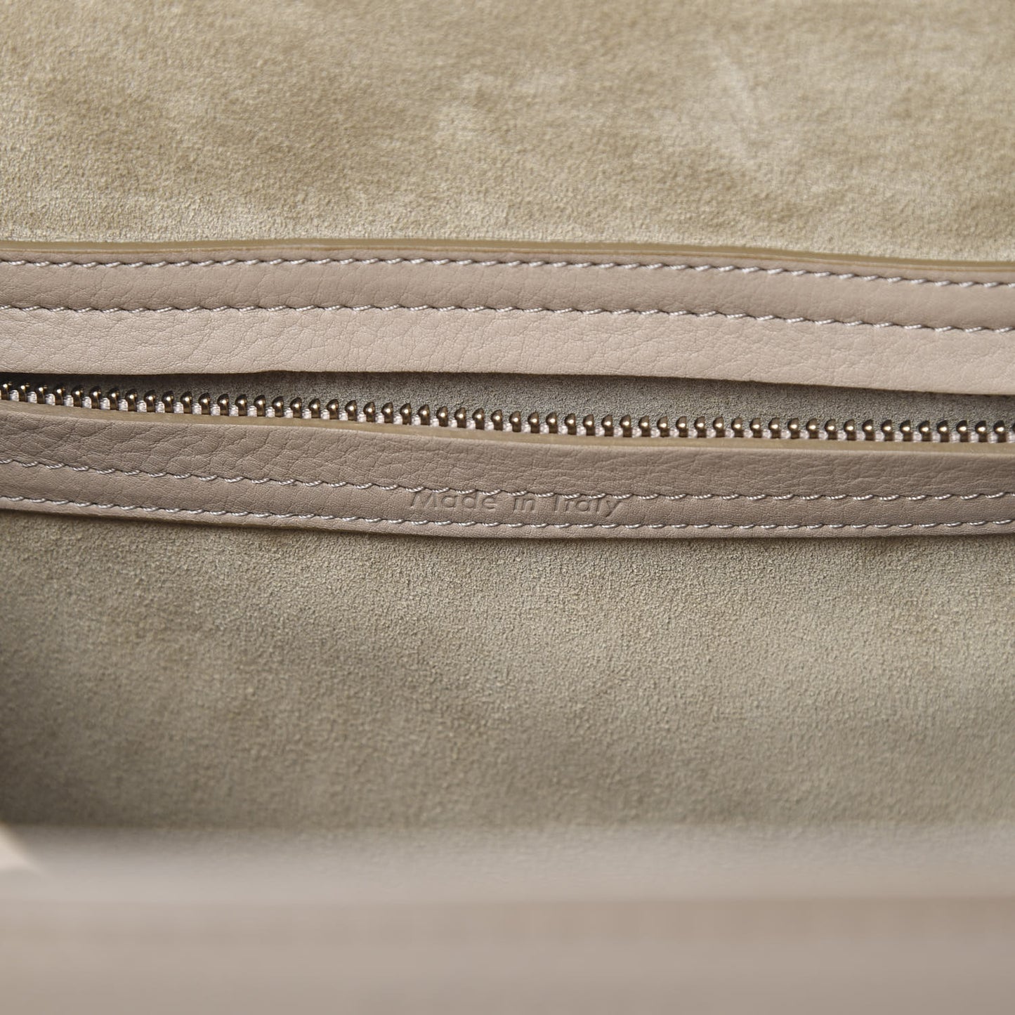 Supple Calfskin Medium Phantom Luggage Beige