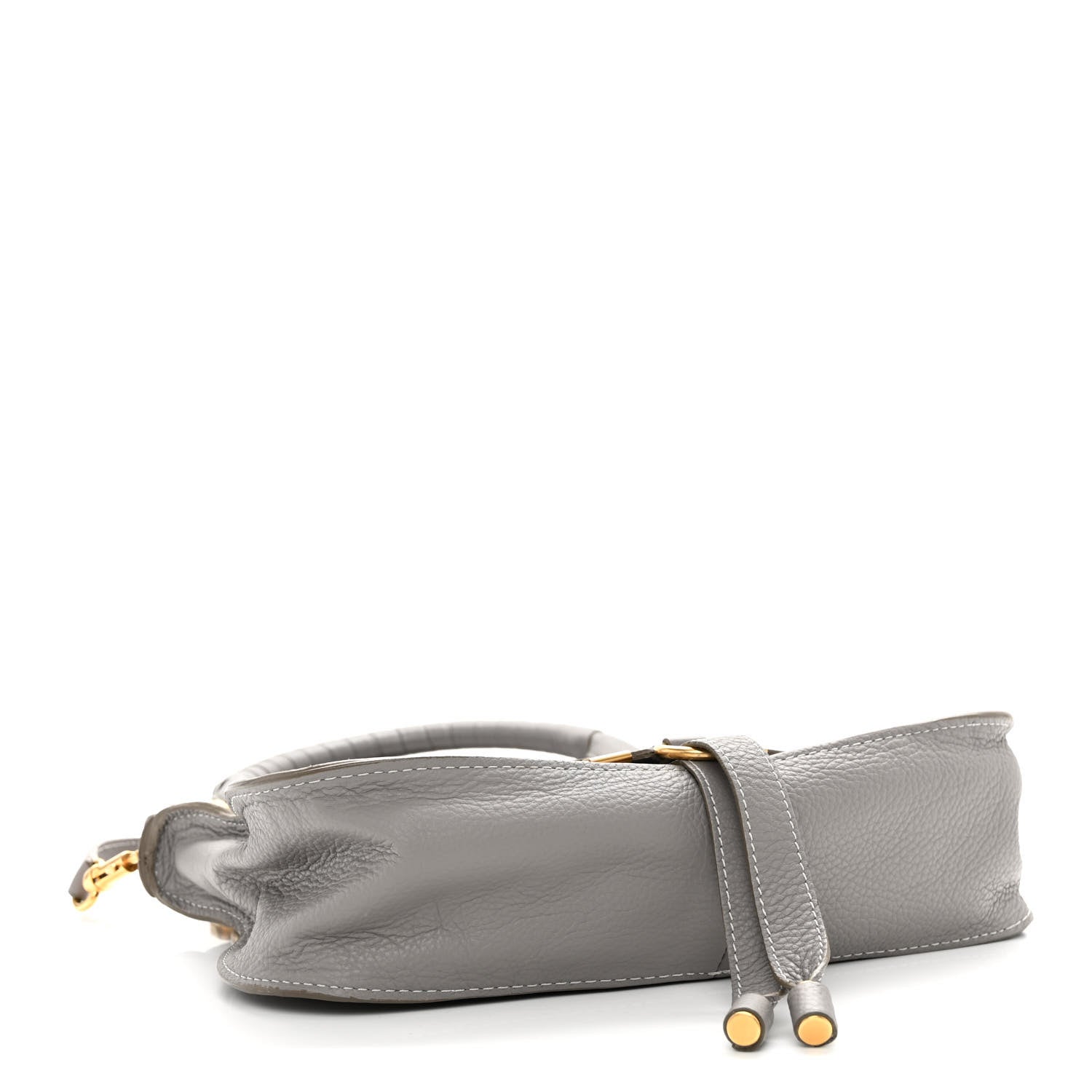 Chloe Calfskin Small Marcie Satchel Cashmere Grey 4 of 11