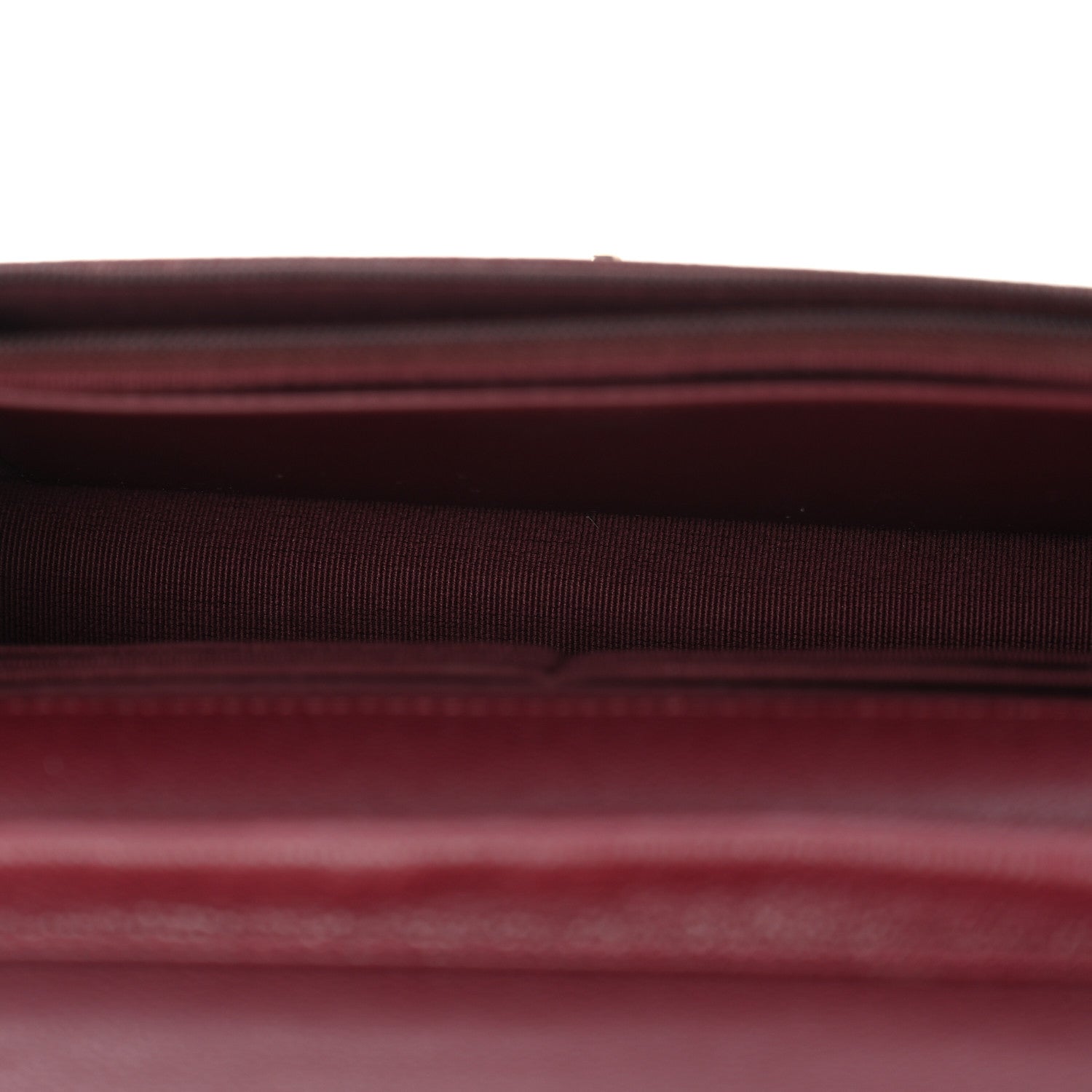 Chanel Caviar Quilted CC Turnlock Wallet On Chain WOC Burgundy 5 of 12