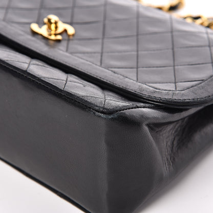 Chanel Lambskin Quilted Medium Single Flap Black 12 of 15