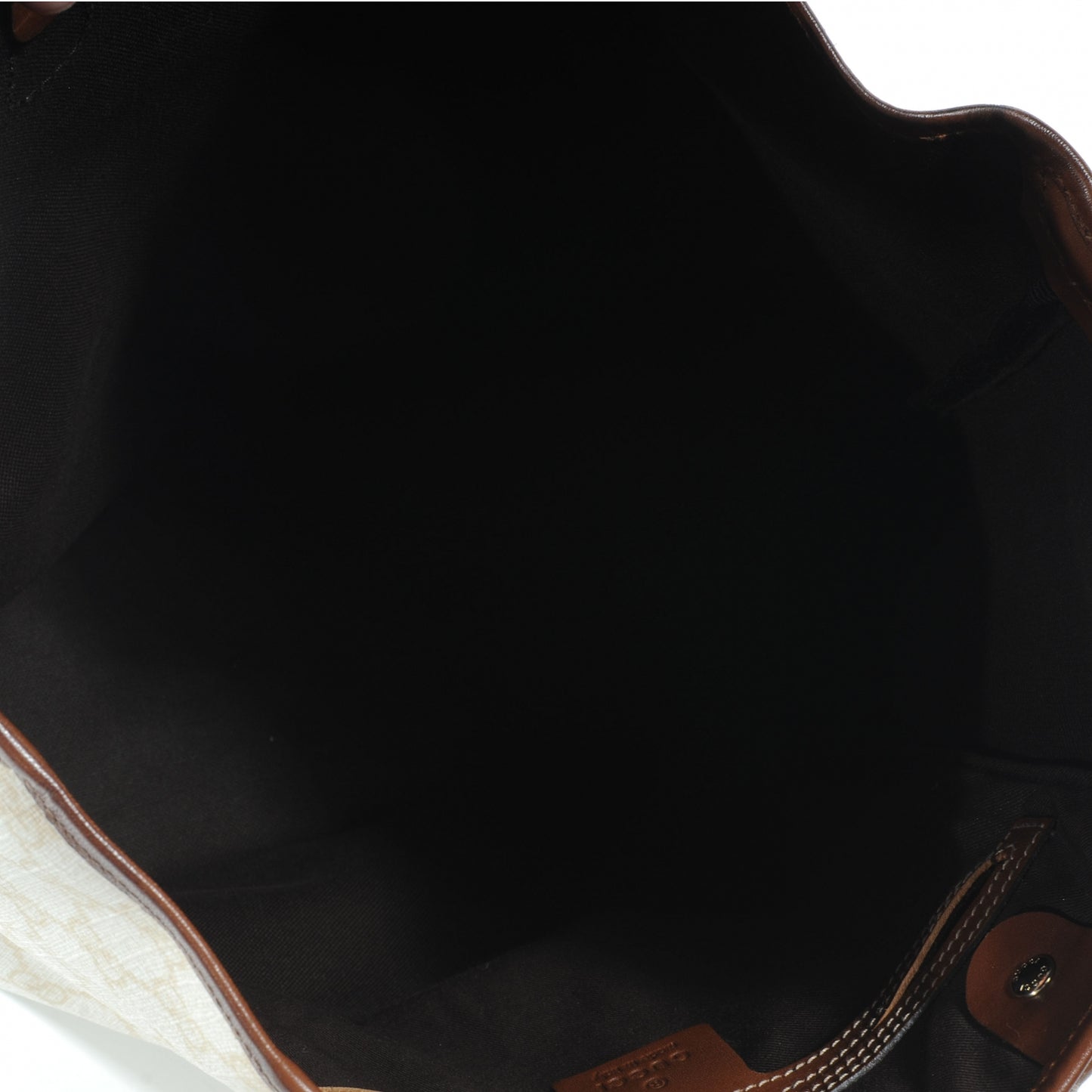 GG Plus Monogram Joy Shopper Tote Brown