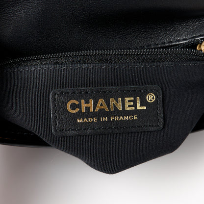 Chanel Patent School Memory Mini Top Handle Flap Black 7 of 12