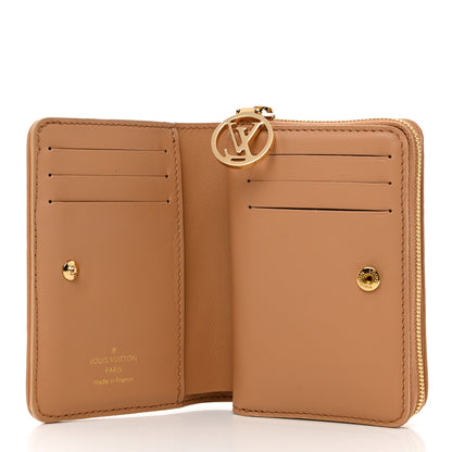Louis Vuitton Lambskin Embossed Monogram Lou Coussin Wallet Camel 5 of 6