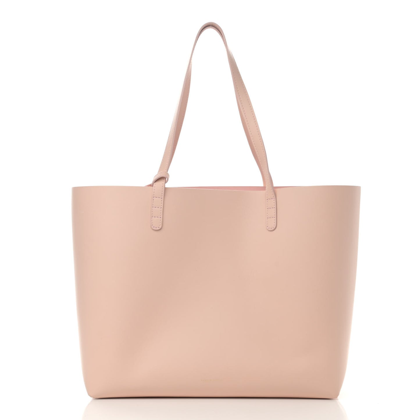 Vegetable Tanned Calfskin Large Shopping Bag Rosa