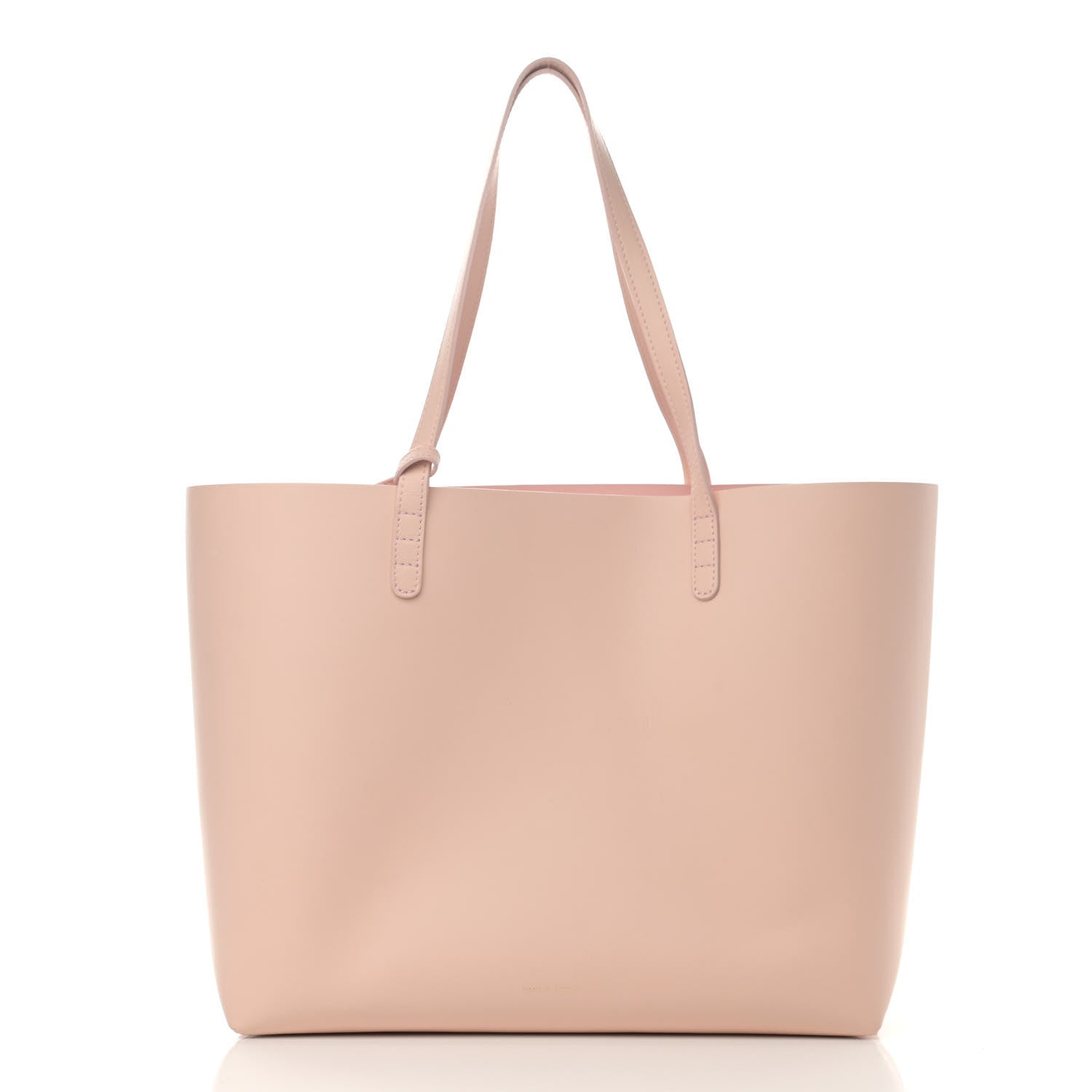 Mansur Gavriel Vegetable Tanned Calfskin Large Shopping Bag Rosa 3 of 16