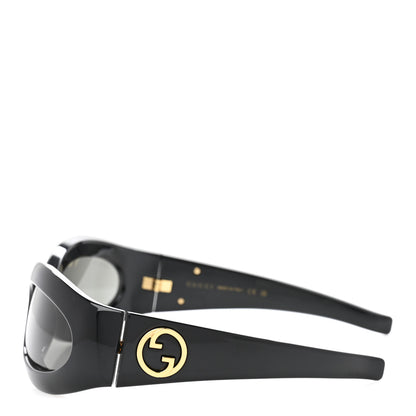 Gucci Acetate Oval Sunglasses GG1247S Black 3 of 9