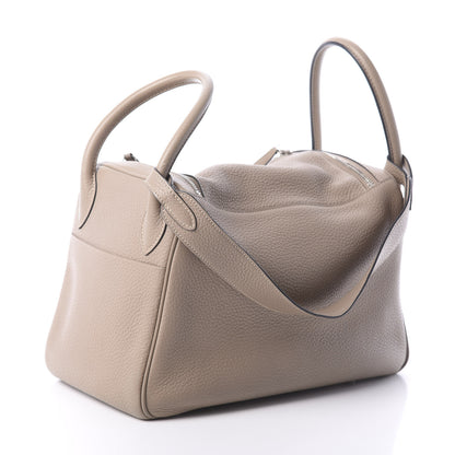 Hermes Taurillon Clemence Lindy 30 Gris Tourterelle 3 of 10