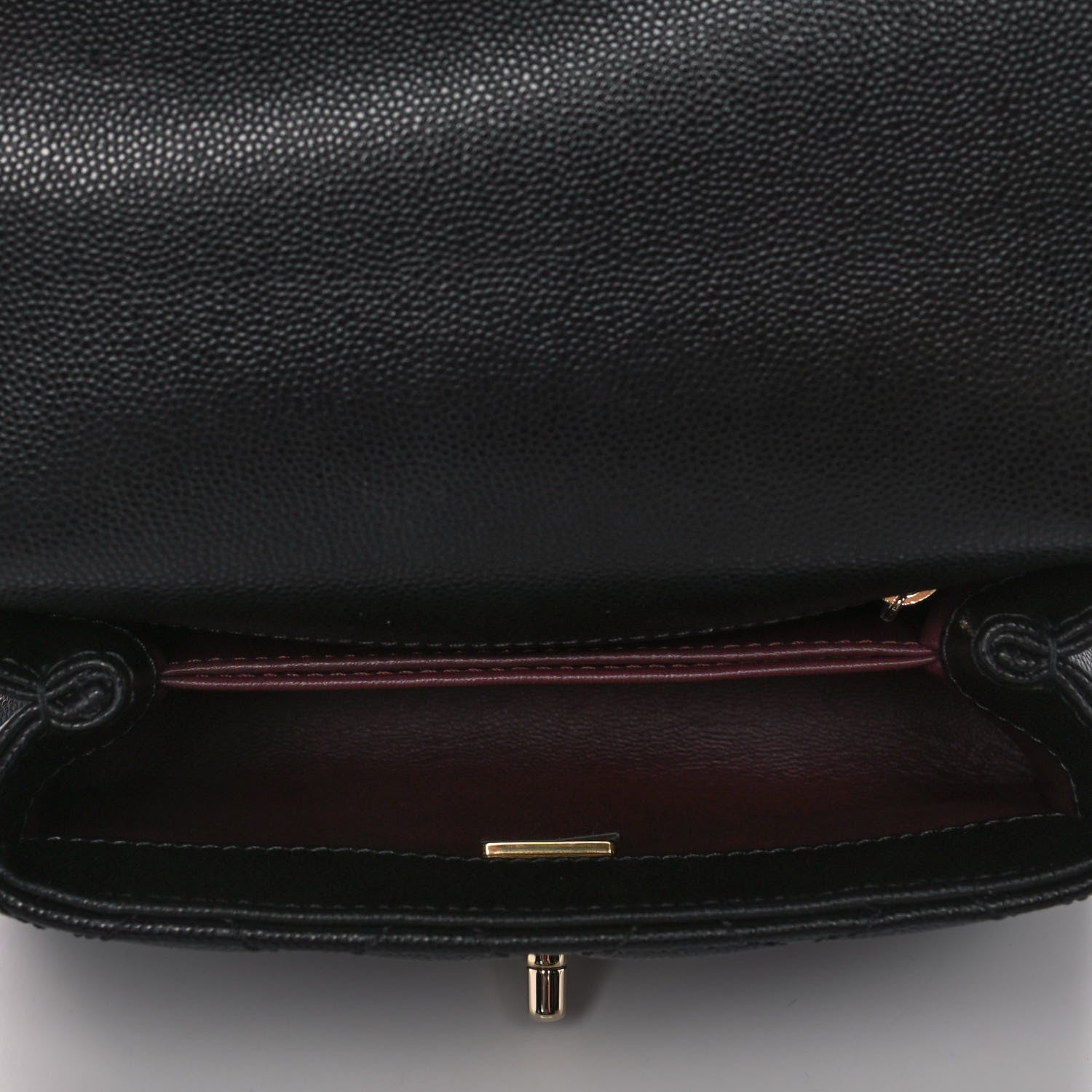 Chanel Caviar Quilted Extra Mini Coco Handle Flap Black 5 of 12