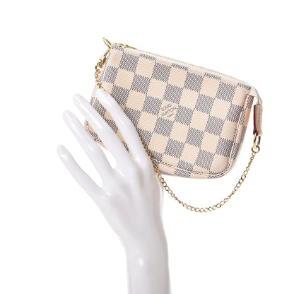 Louis Vuitton Damier Azur Mini Pochette Accessories 2 of 8