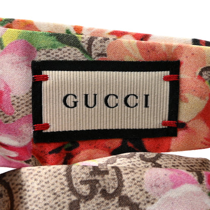 Gucci Silk Monogram Blooms Print Headband M Antique Rose 4 of 5