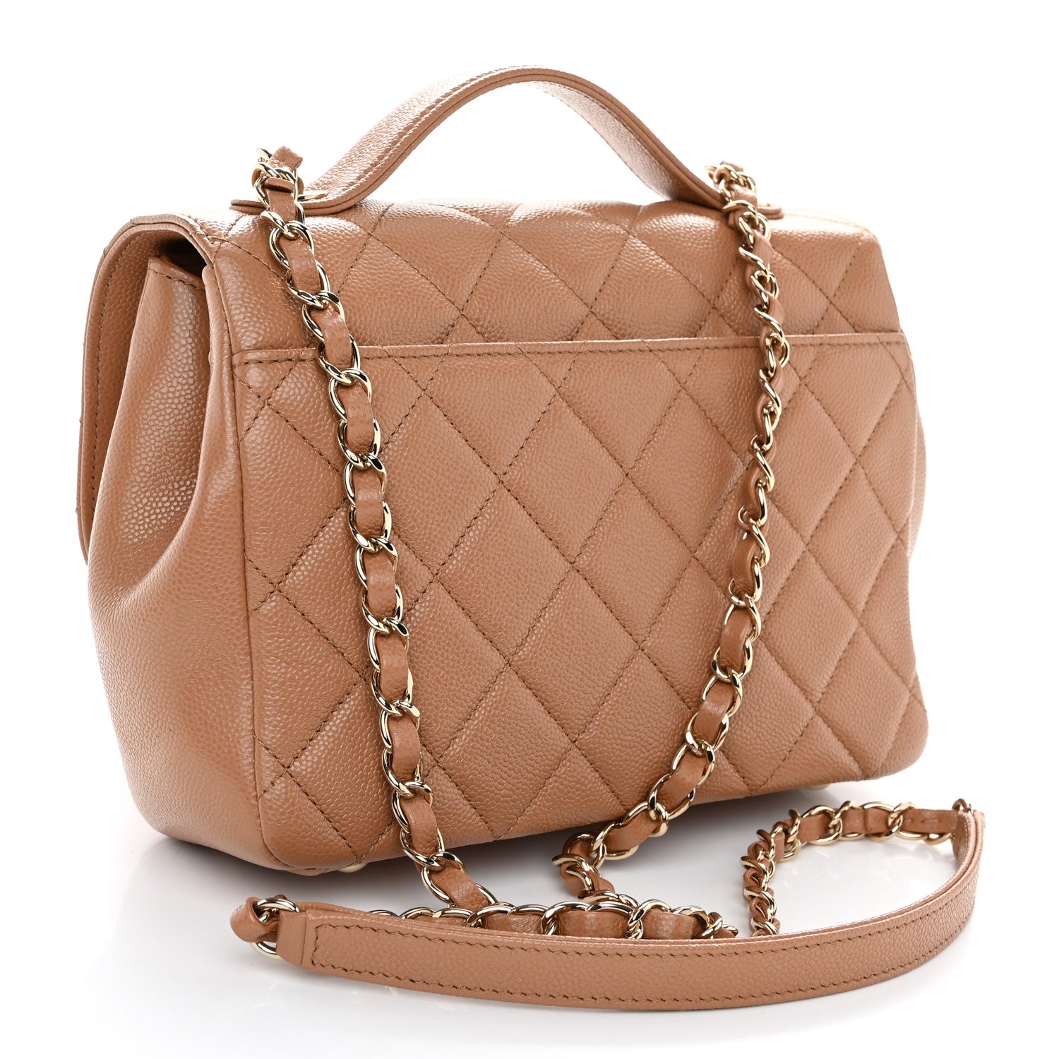 Chanel Caviar Quilted Medium Business Affinity Flap Brown 3 of 11