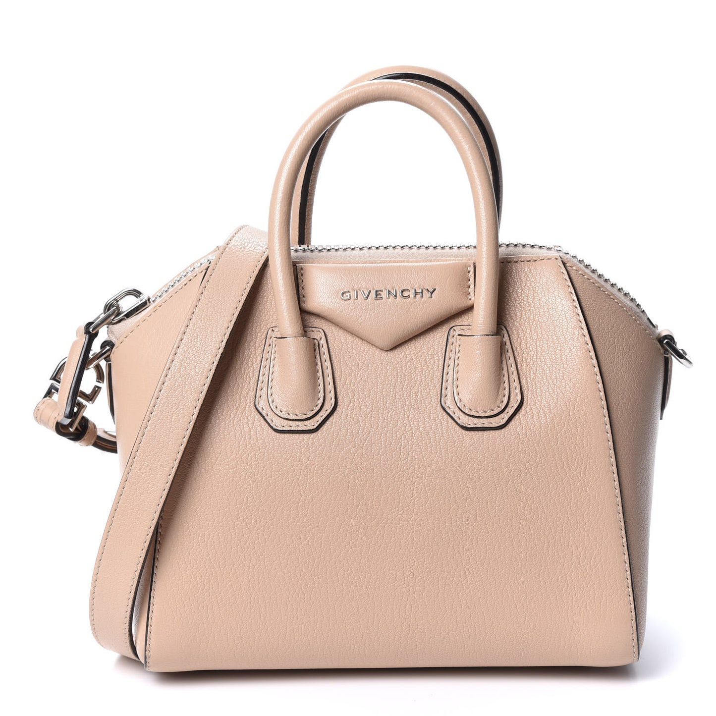 Sugar Goatskin Mini Antigona Powder